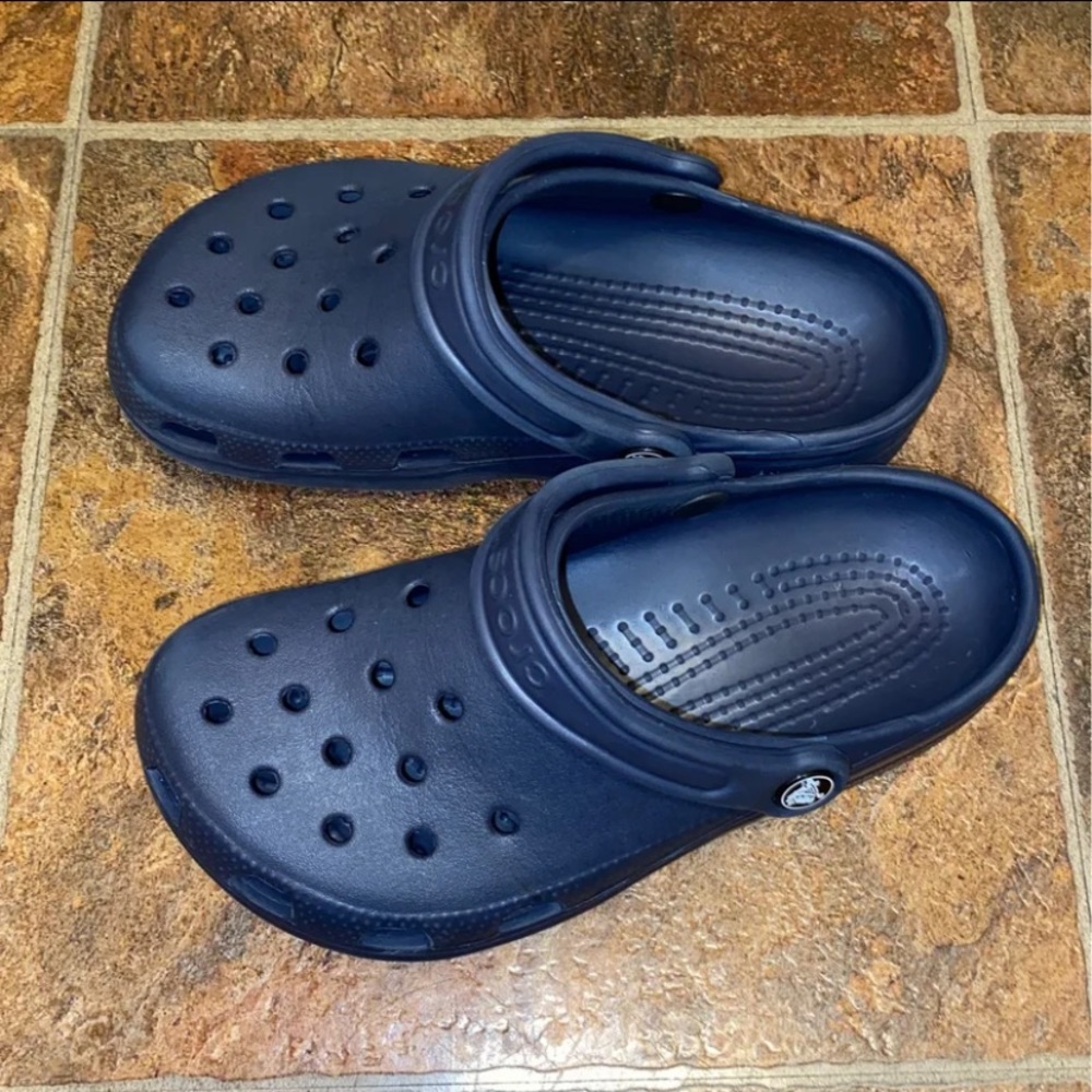Navy Blue Crocs